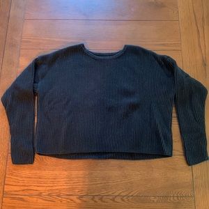 Black Cropped Sweater